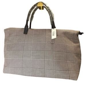 Lulu Dharma NWT Plaid Travel Bag